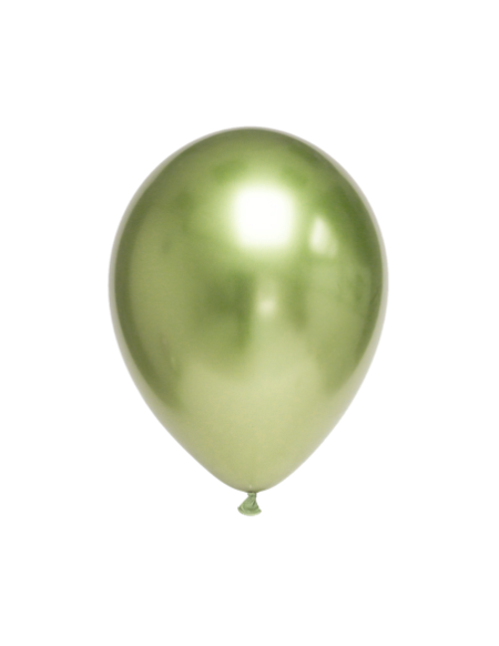 Globo Titanium Chrome Redondo 30cm Verde Lima