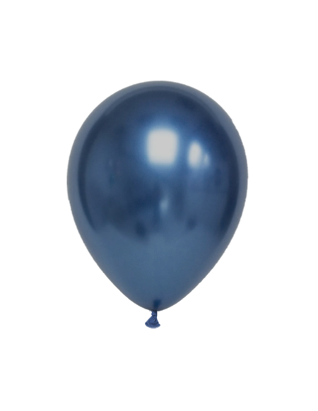 Globo Titanium Chrome Redondo 13cm Azul Marino