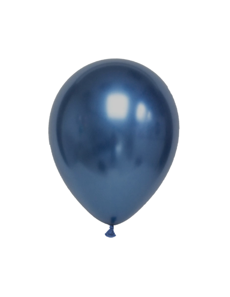 Globo Titanium Chrome Redondo 13cm Azul Marino