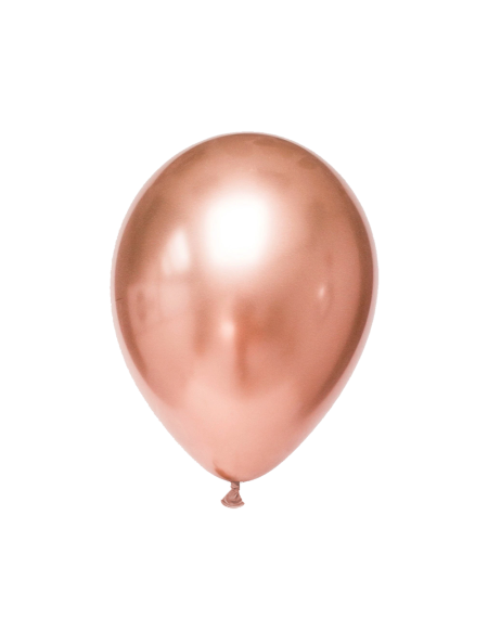 Globo Titanium Chrome Redondo 35cm Oro Rosa