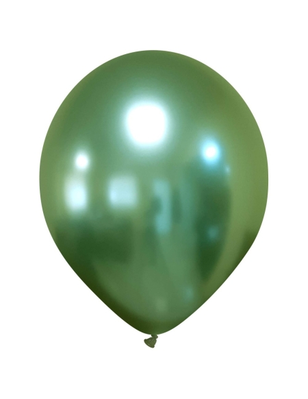 Globo Titanium Chrome Redondo 35cm Verde Claro