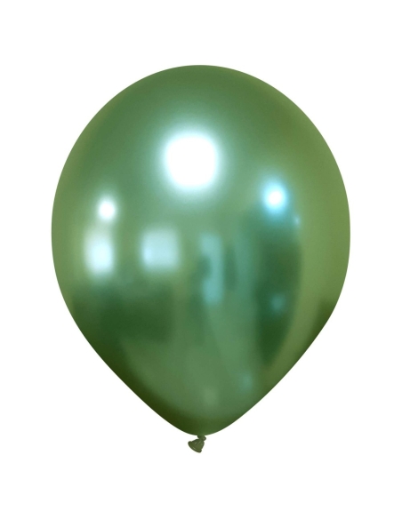 Globo Titanium Chrome Redondo 35cm Verde Claro