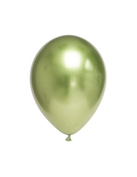 Globo Titanium Chrome Redondo 35cm Verde Lima