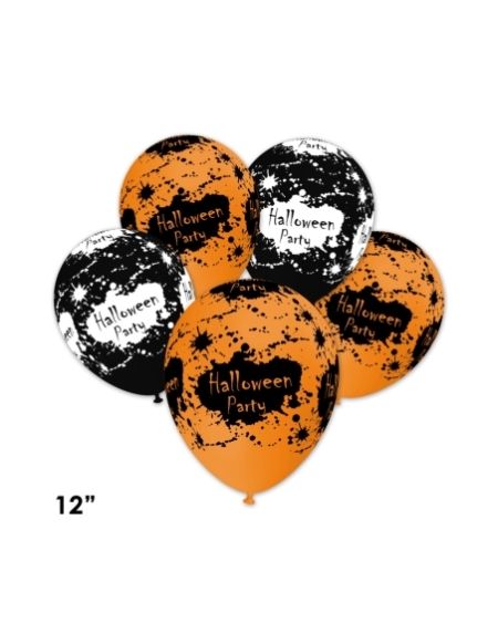 Globos Halloween Party Latex Redondos 30cm Surtidos