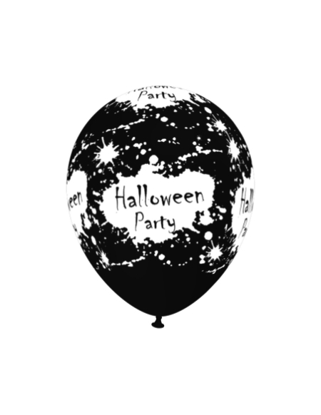 Globos Halloween Party Latex Redondos 30cm Surtidos