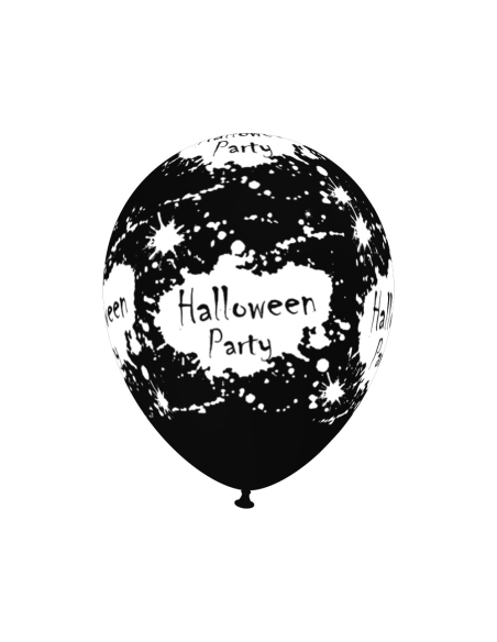 Globos Halloween Party Latex Redondos 30cm Surtidos