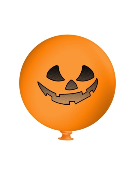 Globos Calabazas Halloween Latex Redondos 250cm Naranja