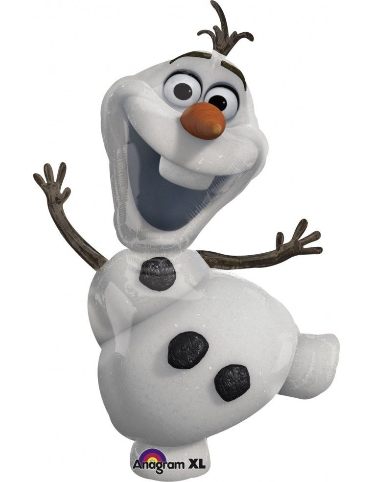 Globo Frozen Olaf - Forma 104x58cm Foil Poliamida -A2831601-02