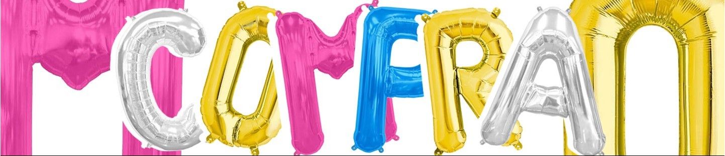Globos Letras 41cm para Decoración de Cumpleaños y Fiestas