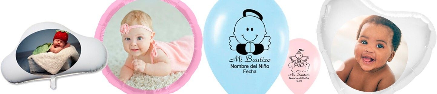 Globos Personalizados para Bautizos. Globos para Bautizos Originales