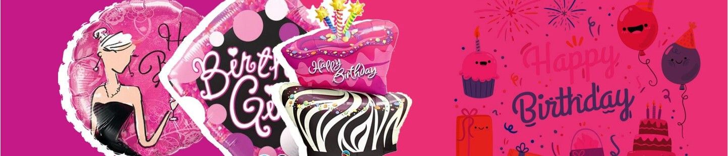 Globos para Cumpleaños de Niñas. Decoracion de Cumpleaños Niñas