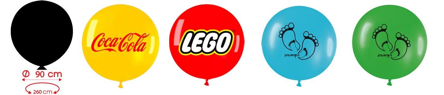 Globos Personalizados Gigantes de 90cm de Diametro