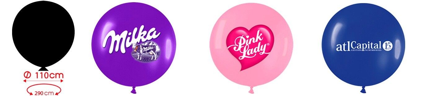 Globos Personalizados Gigantes de 110cm de Diametro
