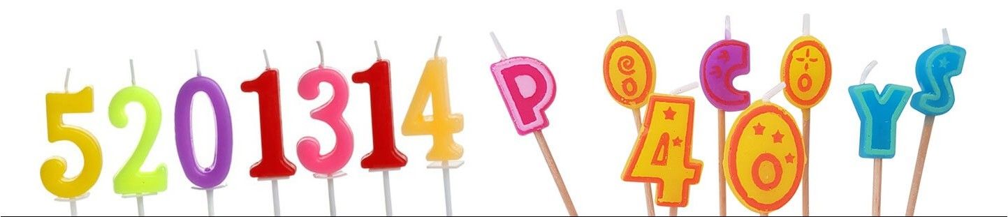 Velas de Cumpleaños Baratas y Originales al mejor Precio