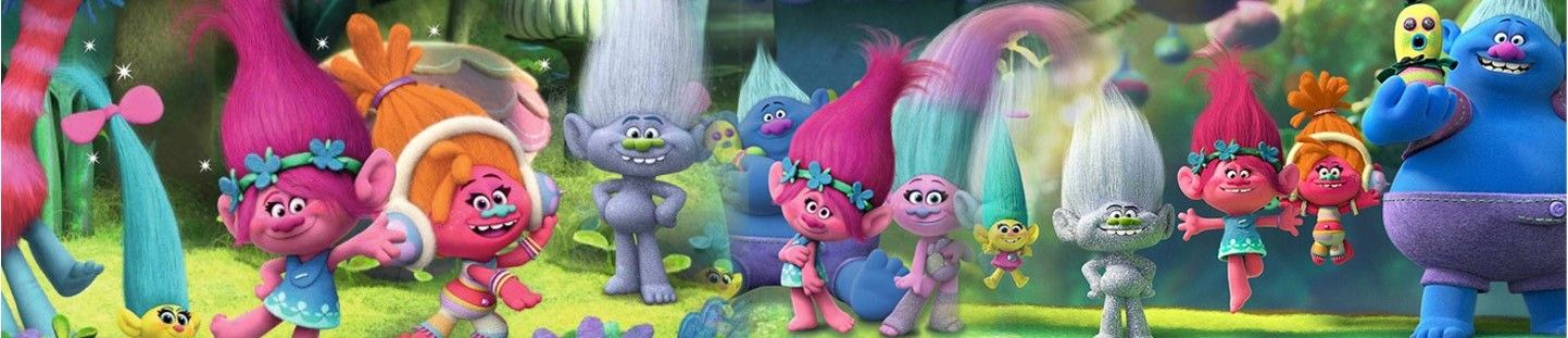 Globos Trolls. Decoracion de Cumpleaños Trolls