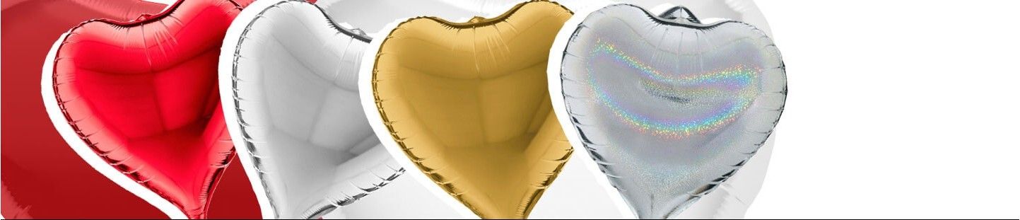 Globos de Helio Corazón 3D para Decoración de Cumpleaños y Fiestas