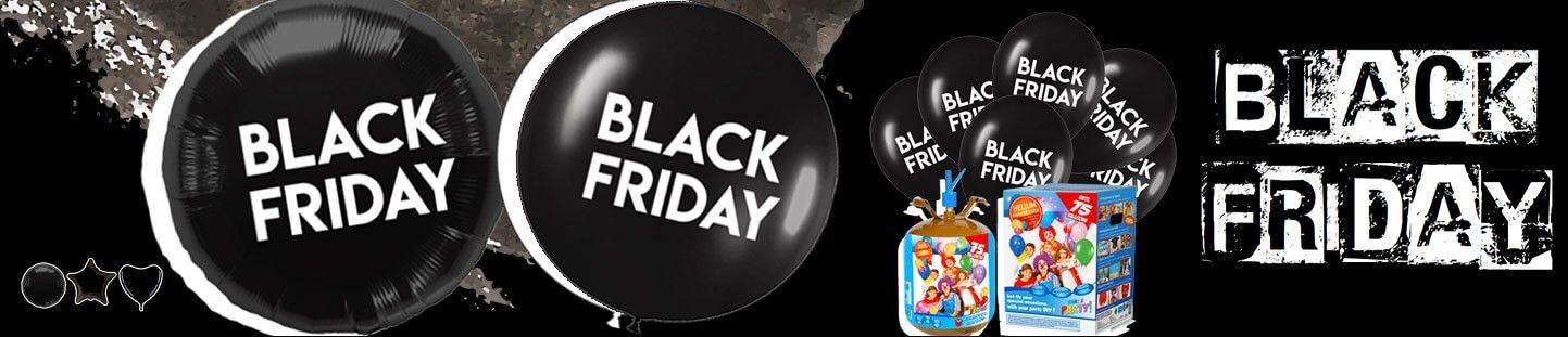 Globos para Black Friday. Decora con Globos en Black Friday