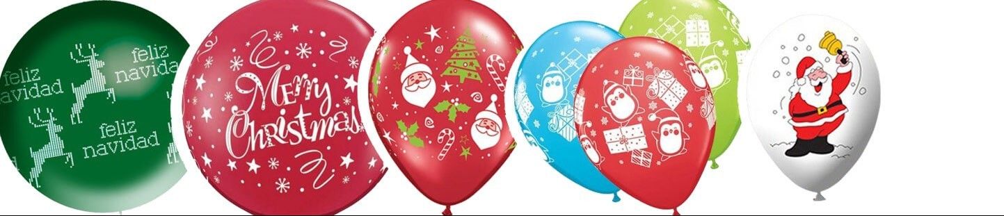 Globos Latex de Navidad. Ideas Originales para Decoracion de Navidad