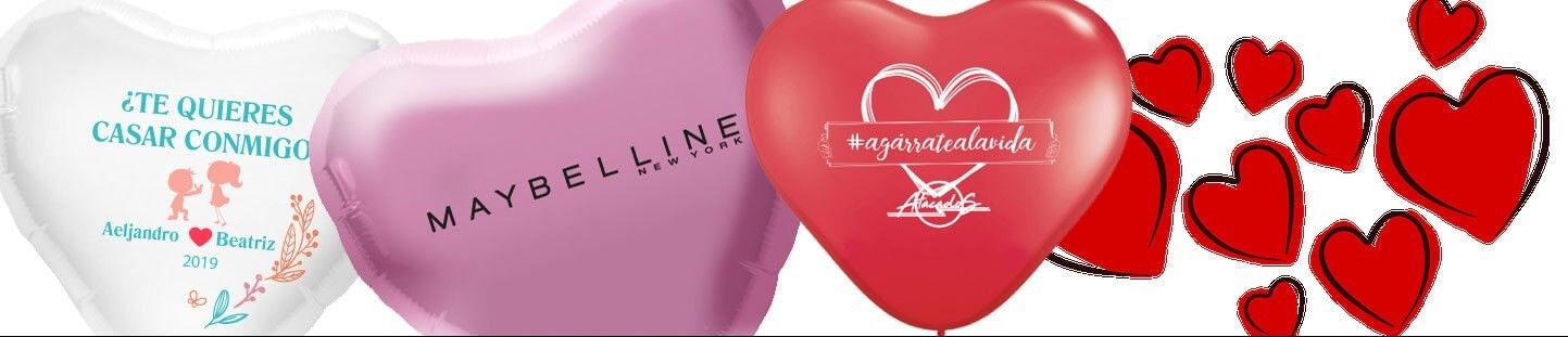 Globos Personalizados para San Valentin