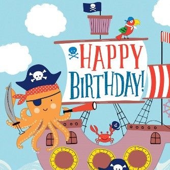 Fiesta Cumpleaños Ahoy Birthday