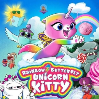 Globos Rainbow Butterfly Unicorn Kitty