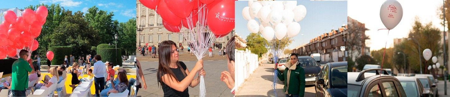 Entregas y Reparto de Globos por Profesionales Servicio en Toda España