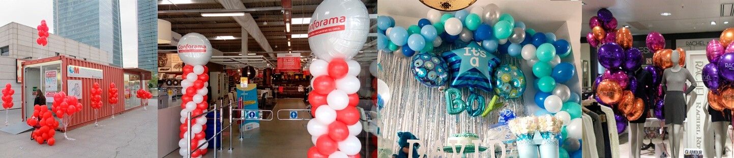 Decoracion con Globos para Cumpleaños, Bodas, Bautizos y Fiestas