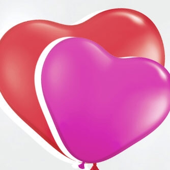 Globos Corazones Latex