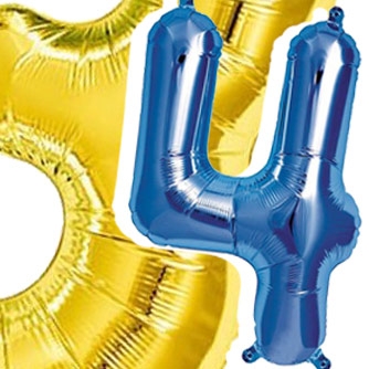 Globos Numeros 86cm Foil