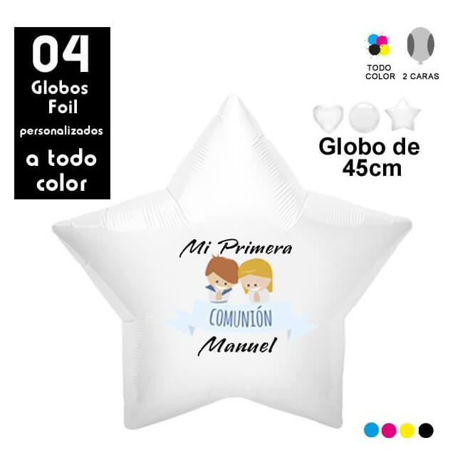 04 globos personalizados comunión