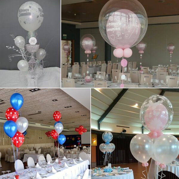 Decoracion globos comunion