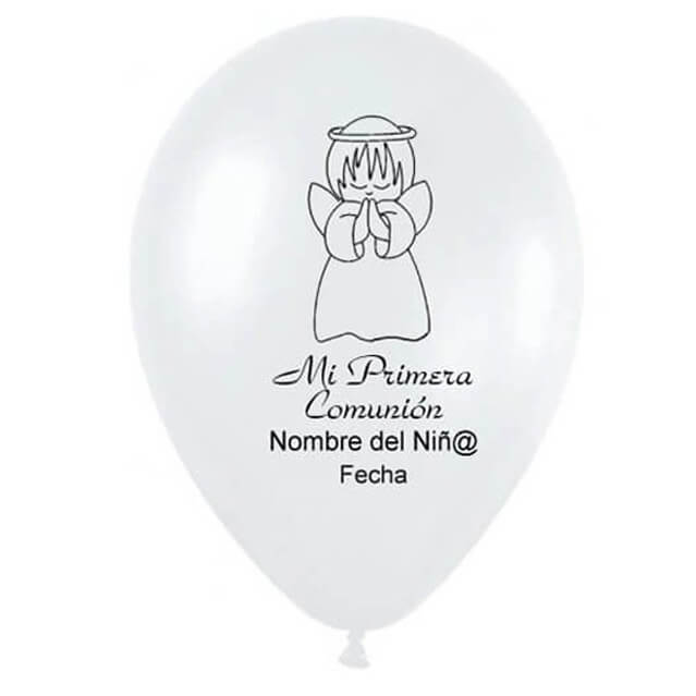 Globos Latex personalizado comunión