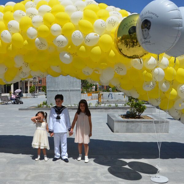 globos para soltar comunión Jaime