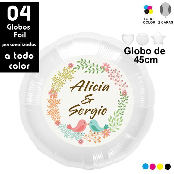 04 globos personalizados foil