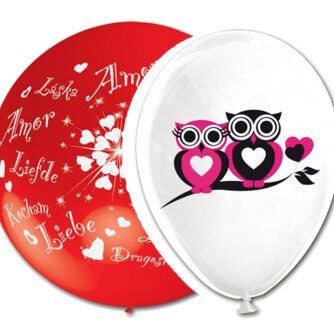 Globos Latex san Valentin