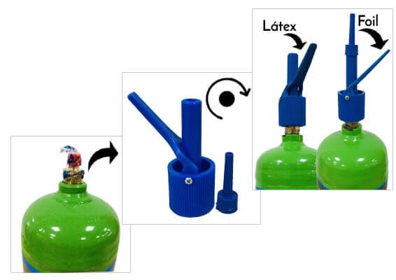 Botella de helio: Cómo comprarla y qué precauciones tomar.