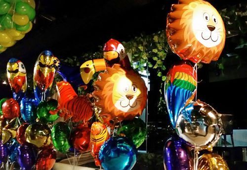 decoracion con globos para opium