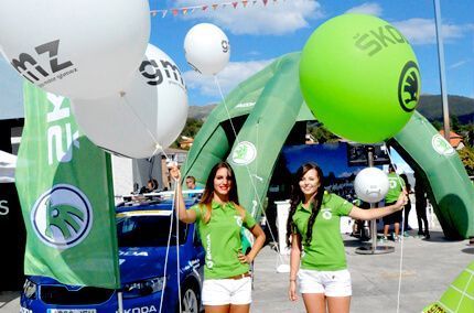 azafatas de eventos deportivos skoda