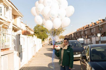 reparto de globos Vlademoro
