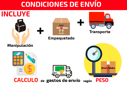 condiciones de envío donglobo