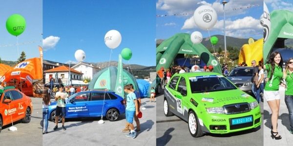 Globos y Azafatas para Skoda Motor Gómez