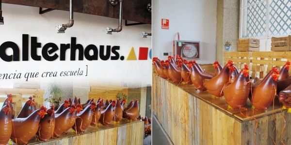 Globos Gallinas para Walter Haus