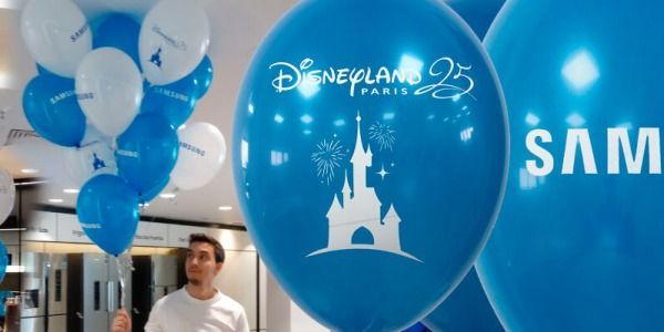 Globos Personalizados para Samsung y Disneyland Paris