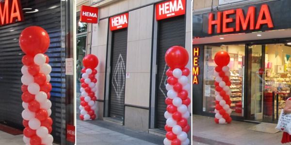 Columnas de Globos para Hema