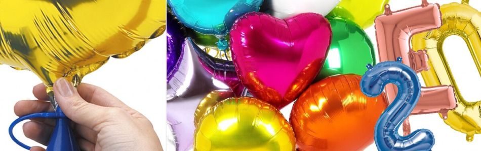 Instrucciones para llenar globos de foil o poliamida con helio