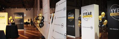 Ramos de globos para Opel Financial