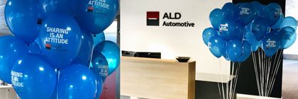 Decoración Globos Personalizados ALD Automotive