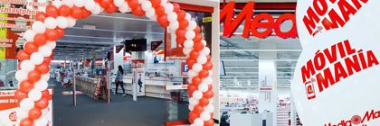 Arco de Globos para Mediamarkt